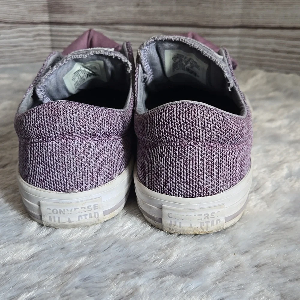 Converse Purple/White Sneakers, Girls 4, Great Condition